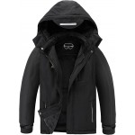 Black Boy's Waterproof Ski Jacket Warm Winter Snow Coat Fleece Snowboarding Jackets Thick Hooded Windproof Raincoat Black Boy's Waterproof Ski Jacket Warm Winter Snow Coat Fleece Snowboarding Jackets Thick Hooded Windproof Raincoat