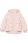Light Mauve Girls and Toddlers' Heavyweight Hooded Puffer Jacket