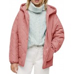 Deep Pink Girls Button Down Quilted Coat Kids Hooded Puffer Jacket Windbreaker with Pockets Deep Pink Girls Button Down Quilted Coat Kids Hooded Puffer Jacket Windbreaker with Pockets